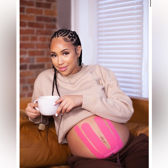 Tummy tape kinesiology maternity belly support k tape physio massage - Picture 6 of 6